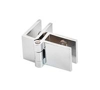 Cerniera per porta in vetro per bagno in rame Cerniera per porta senza cornice Cerniera per porte in vetro 0/90/180 gradi Infissi piatti Cerniere per porte in vetro per armadi Cerniere per porte in