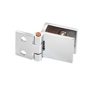 Cerniera per porta in vetro per bagno in rame Cerniera per porta senza cornice Cerniera per porte in vetro 0/90/180 gradi Infissi piatti Cerniere per porte in vetro per armadi Cerniere per porte in