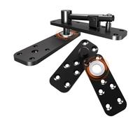 Cerniera per porta libreria nascosta Doppio cuscinetto a sfera 263,1 kg Capacità di peso non finitura Guida dettagliata all'installazione Cerniera per armadio in acciaio