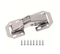 Cerniera per porta reversibile a chiusura automati 4 cerniere a scomparsa in metallo for mobili, 90°, tampone molla, complete di viti