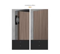 Cerniera per porta senza giunzioni in acciaio inossidabile, ferramenta per