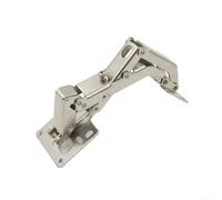 Cerniera per porta spessa senza foro, resistente, 170/175/180 gradi, con perno ad angolo grande, per porte in legno e metallo, funzionamento regolare, facile installazione (D)