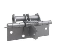 Cerniera per porte con chiusura automatica. Cerniera for armadio autoallineante a molla - Posizionamento a 90 gradi con chiusura automatica(Silver)