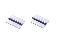 Cerniera per porte pieghevoli, 2 pezzi da 7,5 x 5 cm, cerniere a battente in acciaio inox ispessito, 7,5 x 5 cm, saldate senza foro