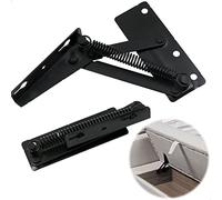 Cerniera Per Sollevamento Sollevabile Cerniere - Per Porta, Divano, Letto Pieghevole, Supporto Coperchio, Cerniere Per Mobili A Molla, Accessori Per Mobili, Nero, 2 Pezzi