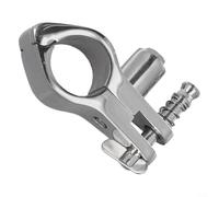 Cerniera per tenda da sole in acciaio inossidabile 316, morsetti per binario superiore Bimini da 22/25 mm, con cappuccio terminale resistente, compatibili con varie navi marine (22 mm)