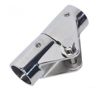 Cerniera per tubo barca, raccordi per binari in acciaio inox, raccordi per tubi rotanti pieghevoli, per tende pieghevoli, controsoffitti Bimini, aste per bandiere, alberi (22 mm)