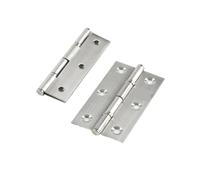 Cerniera pieghevole in acciaio inox da 5, 6,35 cm, 7,6 cm, per porta armadio, finestra, scatola di legno, cerniera piatta cerniera porta pesante, 10 pezzi