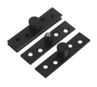 Cerniera Pivot Invisibile in Acciaio Inox 2 Pezzi Nero