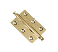 Cerniera porta Cerniere 4 pezzi in ottone anticato for porte, 2/2,5/3 pollici, for mobili, armadi, cassetti, ante, cerniere for , scatole di legno, ferramenta for(T3603 Gold 50mm)