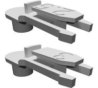 Cerniera Porta Congelatore per Bosch GSV30V31FF 2.5mm 3mm Spessore Kit