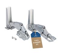BLUPARTS Set di cerniere per porta superiore come AEG 4055504197 per frigorifero