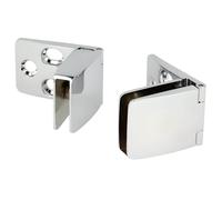 Cerniera Porta Vetro Square Nastro per IN Centrale 4-6 MM Sopra + Sotto