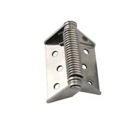 Cerniera portante di grandi dimensioni con molla di ritorno a chiusura automatica in acciaio inossidabile o ferro zincato(83mm StainlessSteel)