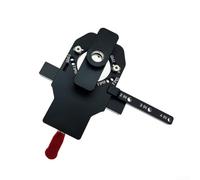 Cerniera professionale 2 in 1 con guida per fori da 35 mm per installazione stabile e rapida di cerniere nascoste in mobili in legno (B)