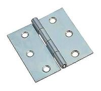 CERNIERA QUADRA 317 VALTOCE ACCIAIO ZINCATO PERNO FISSO MM 70X70X1,0 PZ 24