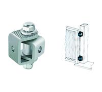 CERNIERA REGOLABILE ART.100 grande mm 62 x h.95