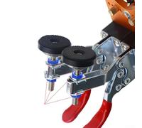 Cerniera regolabile per cerniere a scomparsa da 35 mm, compatibile con spessore del legno da 10-25 mm, spaziatura 45/48/52 mm con margine di 3-6 mm, in alluminio (arancione)