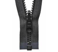 Cerniera reversibile YKK, N. 580 nera, lunghezza 66 cm