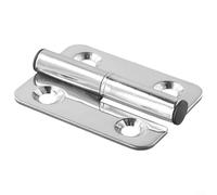 Cerniera rimovibile in acciaio inox con funzione di sollevamento per una facile installazione e rimozione della porta negli armadi (10,2 cm destra)