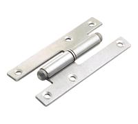 Cerniera sfilabile sinistra acciaio inox 100x62 mm