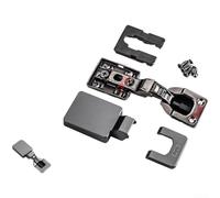 Cerniera silenziosa con montaggio nascosto e flessibilità a 180 gradi per integrazione senza cuciture delle ante dei mobili (dritta/piegata/completa)