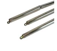 Cerniera Soft Close 100N per cassapanca in legno, argento | Chiusura delicata, ammortizzatore idraulico, impedisce lo sbattuto, movimento silenzioso, durevole