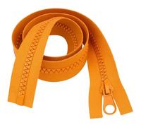 Cerniera spessa 76 cm, colore arancione dorato, cerniera separabile #5, ideale per giacche, cappotti e riparazioni di tappezzeria Giddy Square