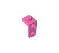 Cerniera Supporto Piastra 1X1X2 10 Pezzi GDS-2141 compatibile con Lego Giocattoli sfusi classici MOC Colore Rosa scuro