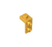Cerniera Supporto Piastra 1X1X2 10 Pezzi GDS-2141 compatibile con Lego Giocattoli sfusi classici MOC Colore Or métallisé