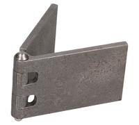 Cerniera testa a testa in acciaio saldata industriale extra resistente 50x161 mm