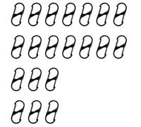 Cerniera tirante anti ricamo doppia molla S gancio e anello cerniera clip antifurto 100pcs