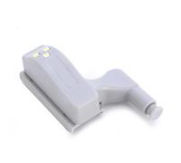 Cerniera universale con sensore LED, luce for armadietto, cerniere interne for cucina, camera da letto, armadio, luce notturna, 1 pezzo(Warm Light)