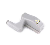 Cerniera universale for cucina, camera da letto, armadietto, guardaroba, luce LED interna con sensore da 0,25 W, ferramenta for mobili, 10 pezzi(Cold white)