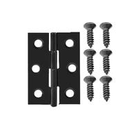 Cerniera universale for porta in acciaio inossidabile con viti, piastra di montaggio for mobili, cassetti e staffa di fissaggio piatta(D)