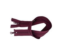 Cerniera Zip Spirale Catena 5 Nylon 2 Cursori Metallo Divisibile Lunga 60 cm