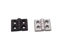Cerniere 10PCS Profilo di estrusione di alluminio for 2020 3030 3040 4040 Cerniere in metallo Cerniere in lega di zinco con vite e dado (Color : 2020 Black)