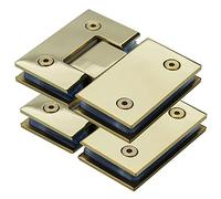 cerniere, 2 pezzi in acciaio inossidabile 304, clip for vetro da bagno bidirezionale a 180°, cerniera for porta doccia senza telaio 8-12 mm