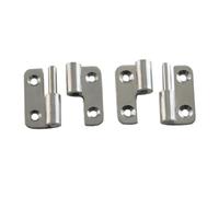 Cerniere 5Pcs Cabinets Removable Hinge Left/right Stainless Steel Slip Joint Flag Lift Off Detachable Door(Right)