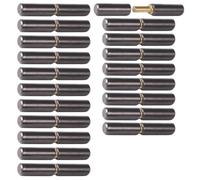 Cerniere a barilotto saldabili da 1/2 a 3-1/8, cerniere per porte in metallo resistente, cerniera per porta staccabile, cerniere per porte a saldare, finestre, porte a battente, rampe per rimorchio