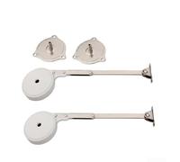 Cerniere a chiusura ammortizzata per baule e panca in legno, supporto resistente per cassapanca e baule in legno, puntone a gas di sicurezza con funzione di apertura, per scatole con apertura verso