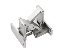 Cerniere a croce nascoste, Cerniere a croce nascoste for porte pieghevoli da 15-35 mm Ferro in acciaio inossidabile aperto a 180 gradi(Type 8)