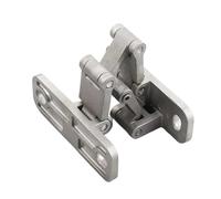 Cerniere a croce nascoste, Cerniere a croce nascoste for porte pieghevoli da 15-35 mm Ferro in acciaio inossidabile aperto a 180 gradi(Type 1)