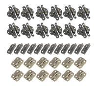 Cerniere a farfalla antiche chiavistelli decorativi per armadietti hardware in ferro pesante per porte e tronchi Cerniere per porte antiruggine per stoccaggio