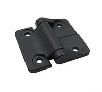 Cerniere a molla a chiusura automatica con tensione regolabile, robusta lega di zinco per residenziali e commerciali, resistenti alla ruggine, installazione semplice, 5,7 x 5,08 cm (nero lucido 2,3