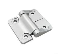 Cerniere a molla a chiusura automatica con tensione regolabile, robusta lega di zinco per residenziali e commerciali, resistenti alla ruggine, installazione semplice, 5,7 x 5,08 cm (argento opaco 2,3