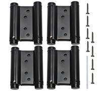 Cerniere a molla a doppia azione, da 7,6 cm, chiusura automatica, per porte a battente di salone, bar, pub, in acciaio inox 201, inclusi perni e viti, confezione da 4