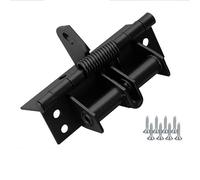 Cerniere A Molla Chiudiporta multifunzionale, cerniera automatica, tampone da 4 pollici, molla anticollisione, cerniera invisibile, impostazione dell'angolo retto di 90 gradi(Black)