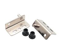 Cerniere a pivot 2 pezzi argento Heavy Duty Joint Door nascosto con boccola per porte in legno Armadietti Ferramenta porta