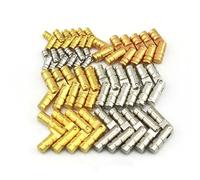 Cerniere a Scomparsa 50 pz Retro Contenitore di Gioielli Nascondere Cerniere Cilindriche In Miniatura for La Raccolta/Sigaretta Oro/Argento Cerniera for Mobili(Silver 5x25mm)